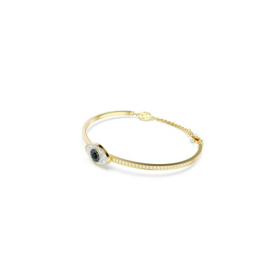 Bracelet Jonc Swarovski Symbolic en métal doré et cristaux Swarovski, taille S
