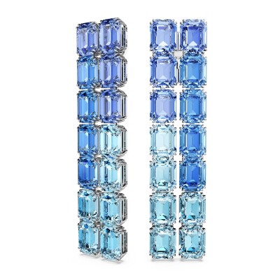 Boucles d'oreilles Swarovski Millenia en métal rhodié et cristaux Swarovski