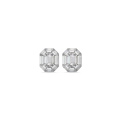 Boucles d'oreilles Swarovski Lucent en aluminium et cristaux Swarovski