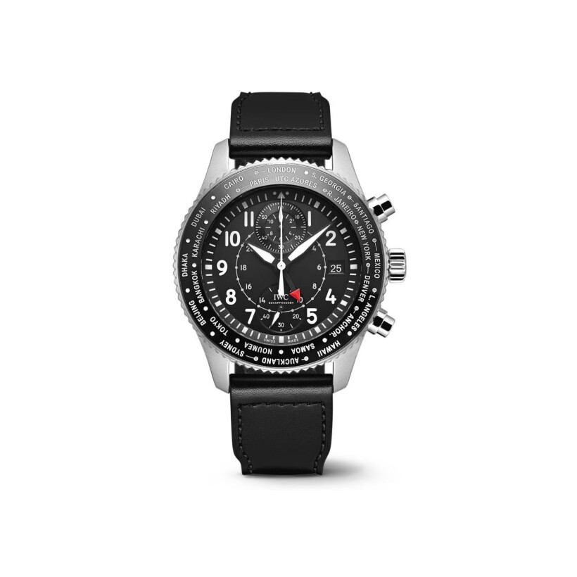 Montre d'Aviateur IWC Schaffhausen Timezoner chronographe