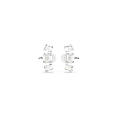 Boucles d'oreilles Swarovski Millenia en métal rhodié et cristaux Swarovski