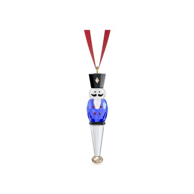 Décoration Swarovski Holiday Cheers Décoration Casse-noisettes Bleu en cristaux Swarovski
