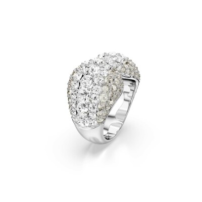 Bague Cocktail Swarovski Sublima en métal rhodié et cristaux Swarovski, taille 58