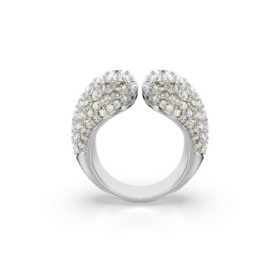 Bague Cocktail Swarovski Sublima en métal rhodié et cristaux Swarovski, taille 58