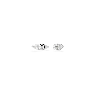 Boucles d'oreilles Swarovski Lucent en métal rhodié et cristaux Swarovski