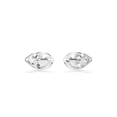 Boucles d'oreilles Swarovski Lucent en métal rhodié et cristaux Swarovski