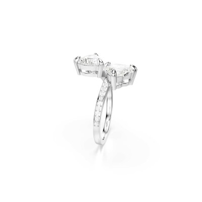Bague Swarovski Mesmera en métal rhodié et cristaux Swarovski, taille 55