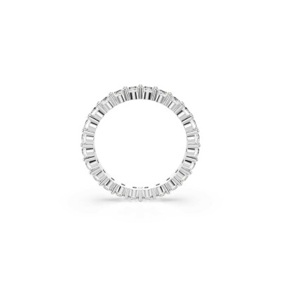 Bague Swarovski Matrix en métal rhodié et cristaux Swarovski, taille 55