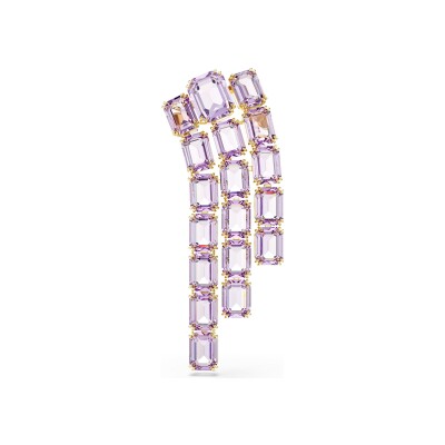 Broche Swarovski Millenia en métal doré et cristaux Swarovski
