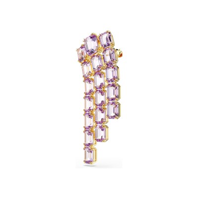 Broche Swarovski Millenia en métal doré et cristaux Swarovski