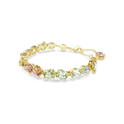 Bracelet Swarovski Tennis Gema en métal doré et cristaux Swarovski