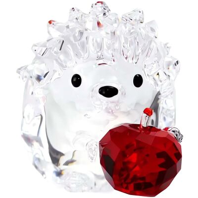 Figurine Swarovski Hérisson avec Pomme en cristaux Swarovski