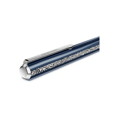 Stylo à bille Swarovski Crystal Shimmer en métal argenté et cristaux Swarovski