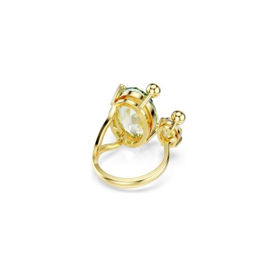 Bague Swarovski Gema en métal doré et cristaux Swarovski, taille 55