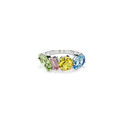Bague Swarovski Gema en métal rhodié et cristaux Swarovski, taille 52