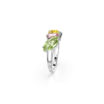 Bague Swarovski Gema en métal rhodié et cristaux Swarovski, taille 52