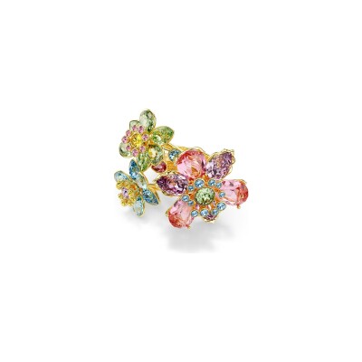 Bague Swarovski Idyllia en métal doré et cristaux Swarovski, taille 55