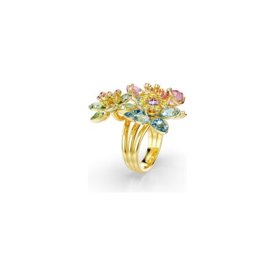 Bague Swarovski Idyllia en métal doré et cristaux Swarovski, taille 55