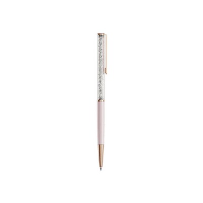 Stylo à bille Swarovski Crystalline en métal doré rose et cristaux Swarovski