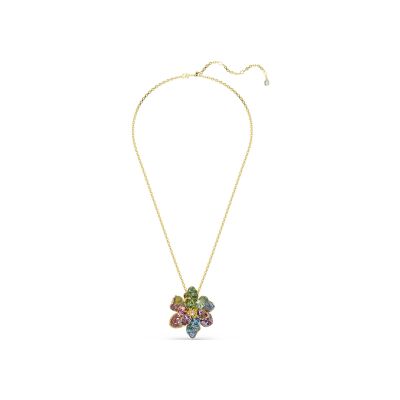Pendentif Swarovski Idyllia en métal doré et métal rhodié et cristaux Swarovski