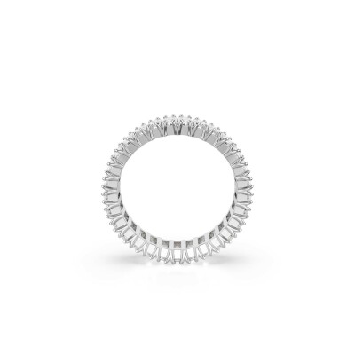 Bague Swarovski Matrix en métal rhodié et cristaux Swarovski, taille 50