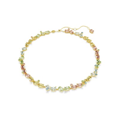 Collier Swarovski Tennis Gema en métal doré et cristaux Swarovski