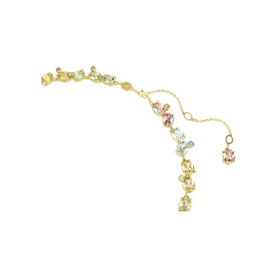 Collier Swarovski Tennis Gema en métal doré et cristaux Swarovski