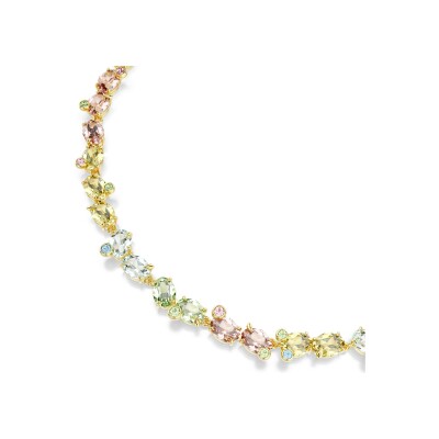 Collier Swarovski Tennis Gema en métal doré et cristaux Swarovski