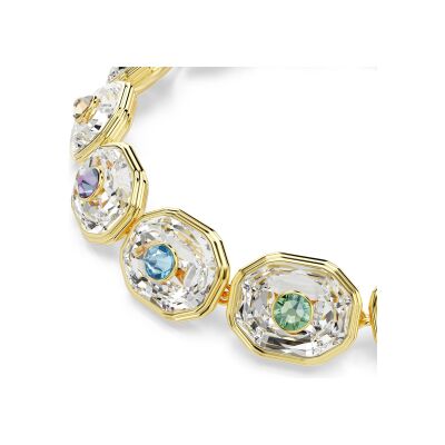Bracelet Swarovski Chroma en métal doré et cristaux Swarovski