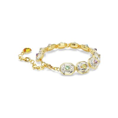 Bracelet Swarovski Chroma en métal doré et cristaux Swarovski