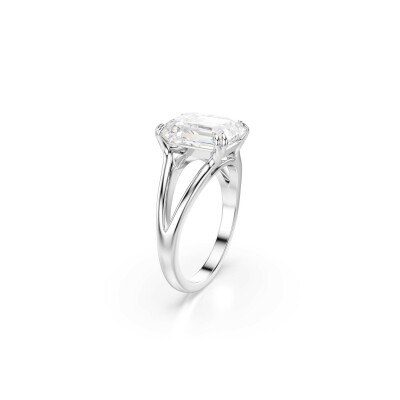 Bague Cocktail Swarovski Stilla en métal rhodié et cristaux Swarovski, taille 55