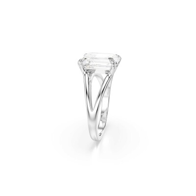 Bague Cocktail Swarovski Stilla en métal rhodié et cristaux Swarovski, taille 55