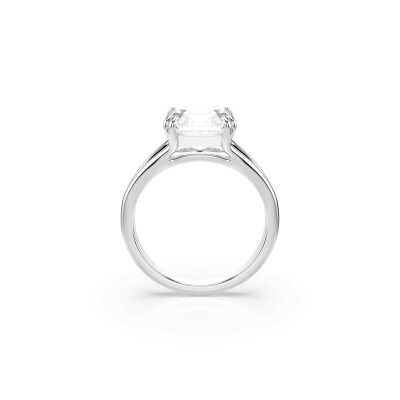 Bague Cocktail Swarovski Stilla en métal rhodié et cristaux Swarovski, taille 55