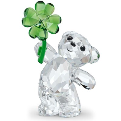 Figurine Swarovski Ourson Kris Porte-bonheur en cristaux Swarovski et métal