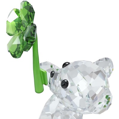 Figurine Swarovski Ourson Kris Porte-bonheur en cristaux Swarovski et métal