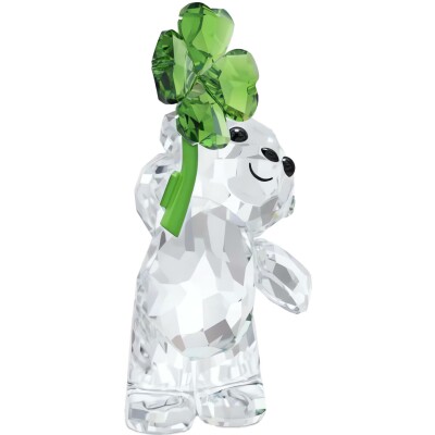 Figurine Swarovski Ourson Kris Porte-bonheur en cristaux Swarovski et métal