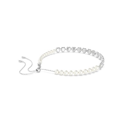 Collier Choker Tennis Swarovski x Ariana Grande en métal rhodié et cristaux Swarovski