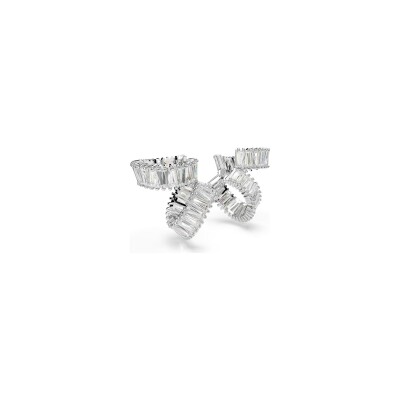 Manchettes d'oreilles Swarovski x Ariana Grande en métal rhodié et cristaux Swarovski
