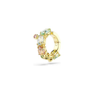 Boucles d'oreilles manchette Swarovski Gema en métal doré et cristaux Swarovski