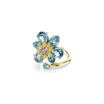 Bague Swarovski Idyllia en métal doré et cristaux Swarovski, taille 52
