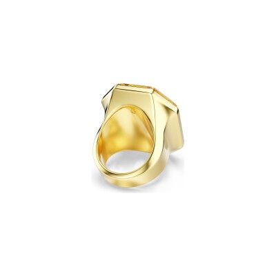 Bague cocktail Swarovski Lucent en métal doré et cristaux Swarovski, taille 58