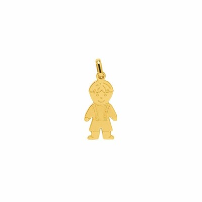 Pendentif petit garçon en or jaune