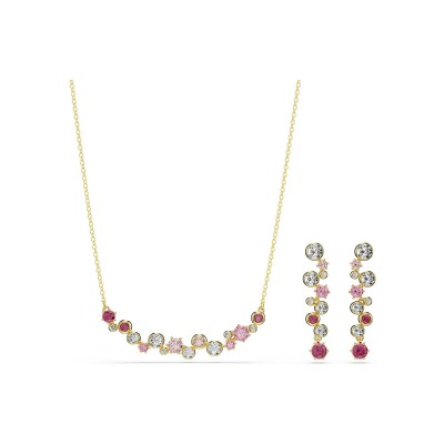 Parure Swarovski Constella en métal doré et cristaux Swarovski