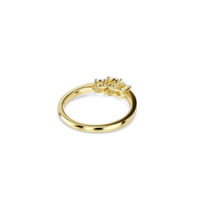 Bague Swarovski Stilla Attract en métal doré et cristaux Swarovski, taille 52
