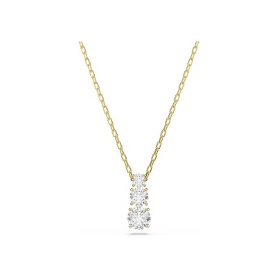 Pendentif Swarovski Stilla Attract en métal doré et cristaux Swarovski