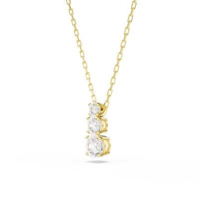 Pendentif Swarovski Stilla Attract en métal doré et cristaux Swarovski