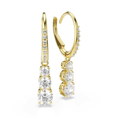 Bague cocktail Swarovski Stilla en métal doré et cristaux Swarovski, taille 50