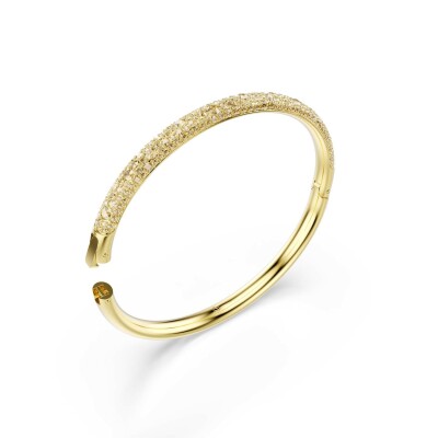 Bracelet Jonc Swarovski Sublima en métal doré et cristaux Swarovski, taille M