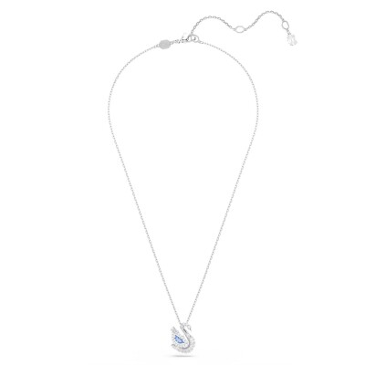 Pendentif Swarovski Swan en métal rhodié et cristaux Swarovski