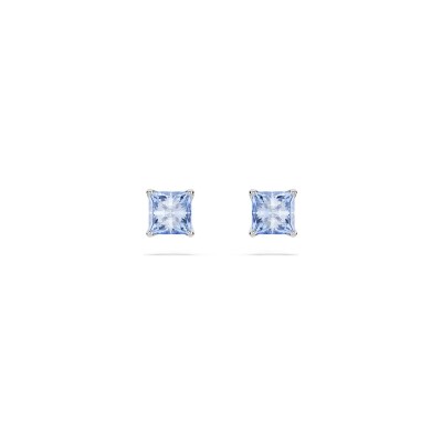 Boucles d'oreilles Swarovski Matrix en métal rhodié et cristaux Swarovski